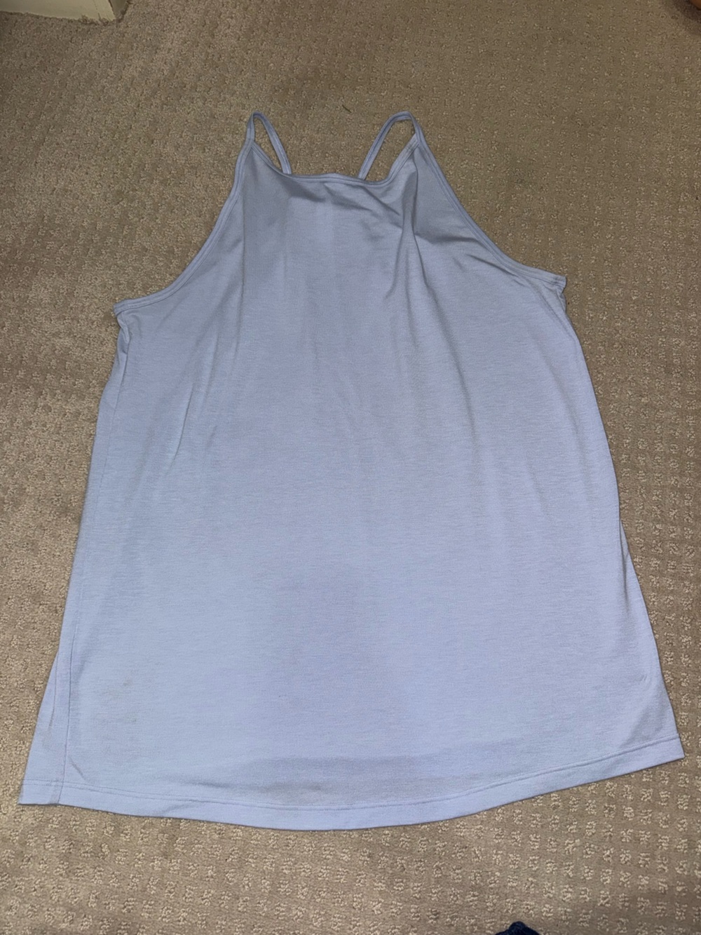 Athleta Pale Blue Racerback Tank